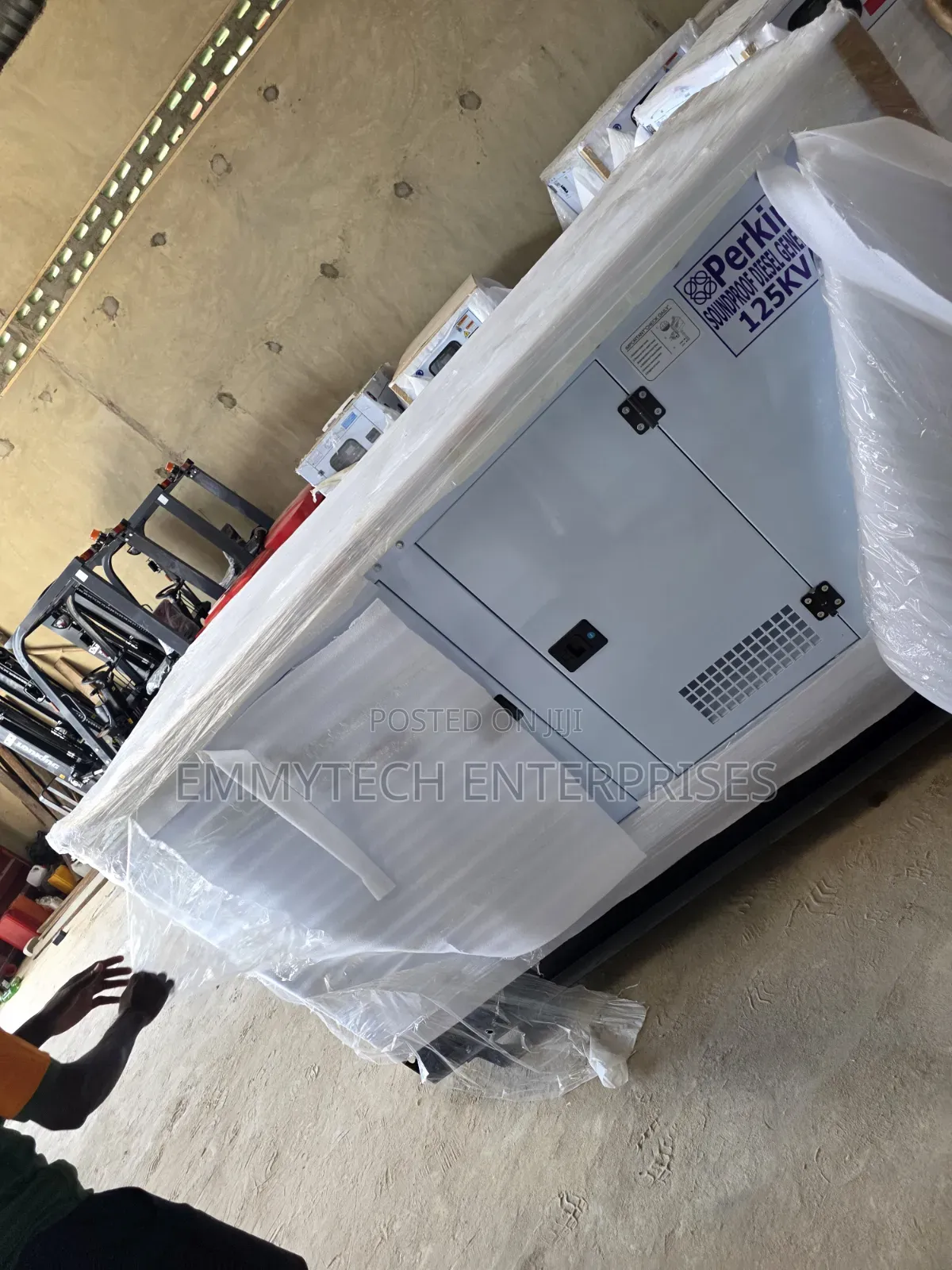 Come I Have Brand New Perkins Diesel Soundproof Gen Sp125kva 2years Wy