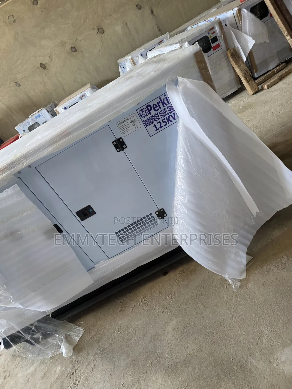 Come I Have Brand New Perkins Diesel Soundproof Gen Sp125kva 2years Wy