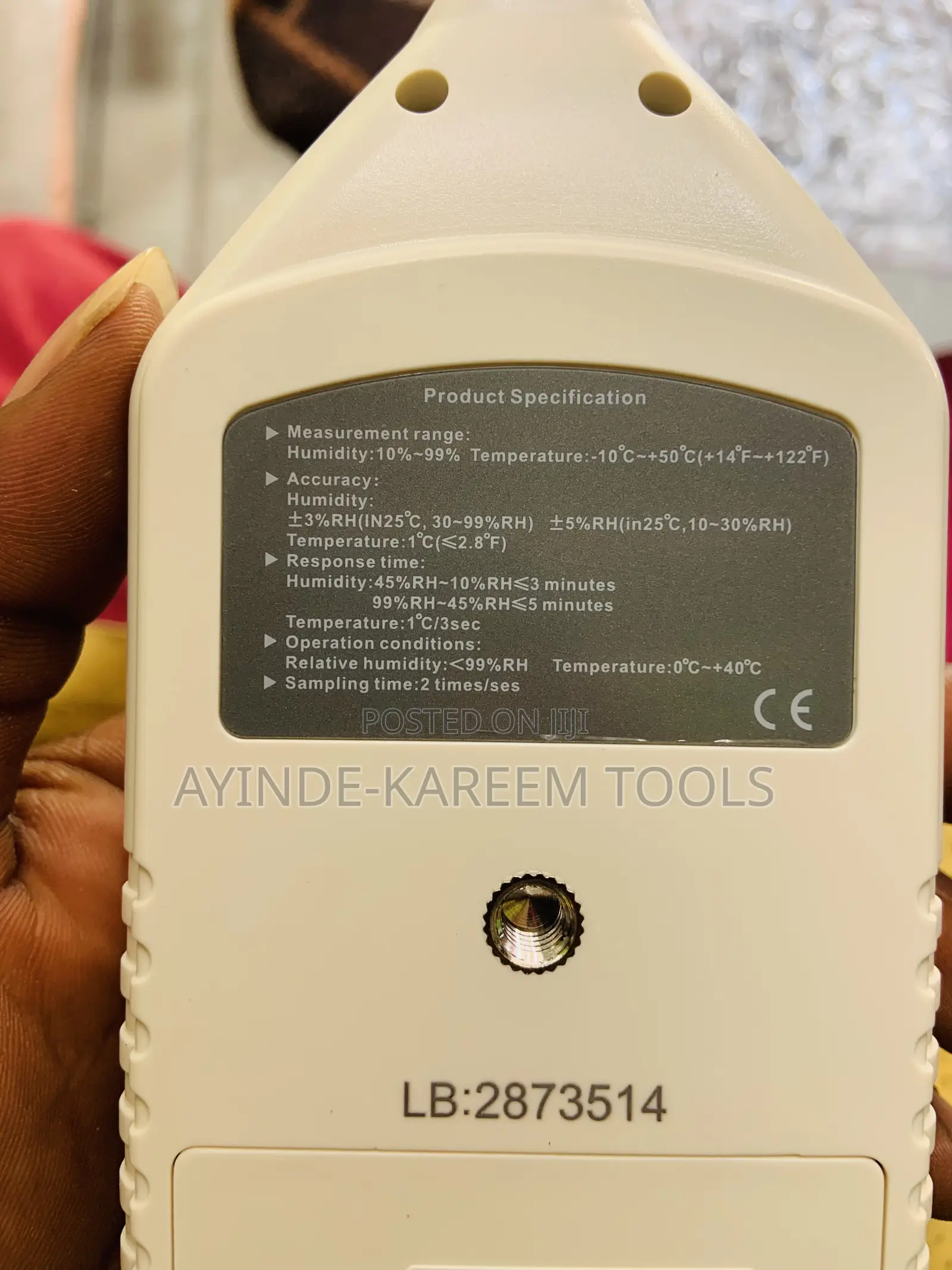 Humidity and Temperature Meter Gm1360 (Hygrometer)