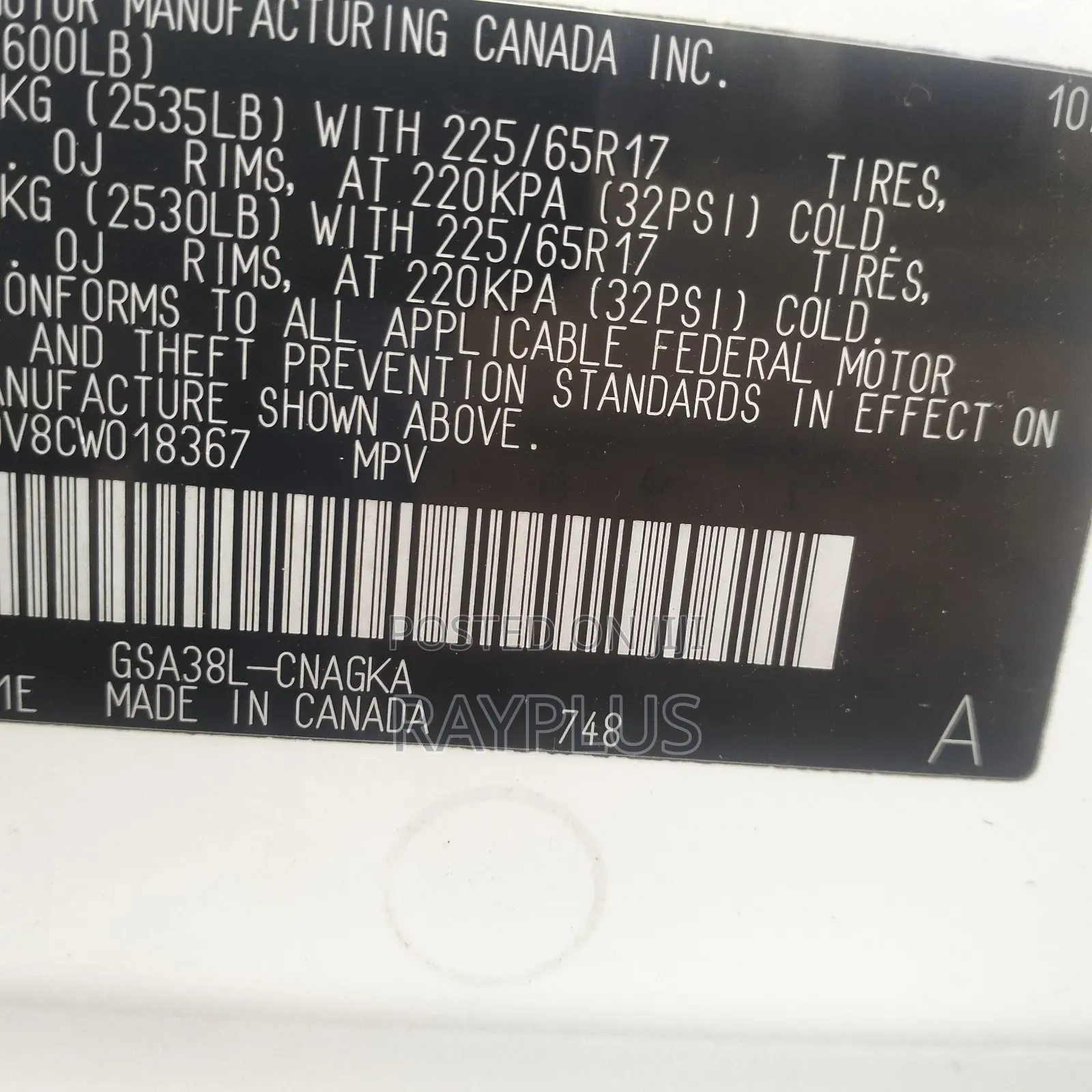 Toyota RAV4 2012 White