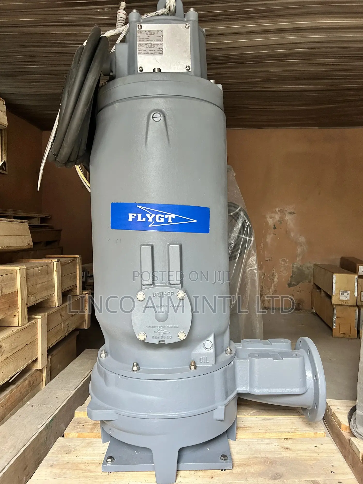 N3231-170kw Flygt Slurry Submersible Pumping Machine