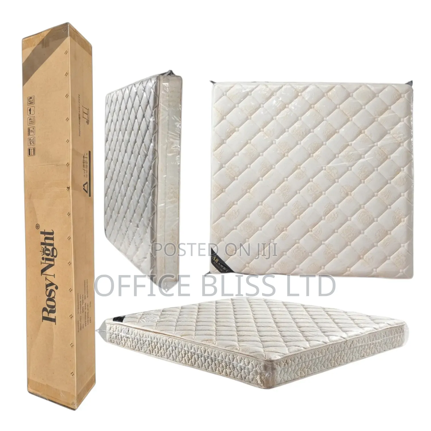 Rosy Night Orthopedic Compressed Mattress (Sizes 6 by 6 6 by 7)
