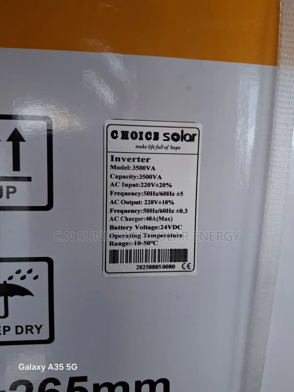 3.5kva/24v Choice Solar Hybrid Inverter