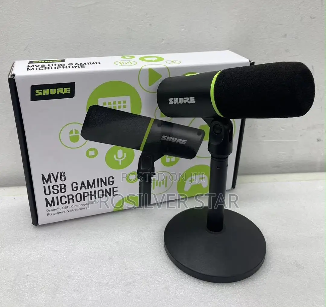 Shure MV6 USB Gaming Microphone