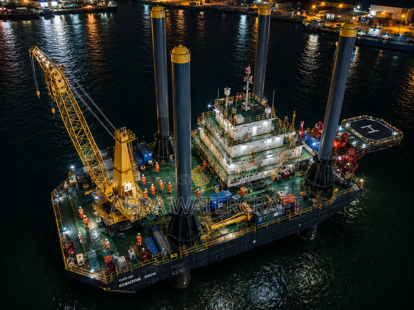 Class 250 Jack-Up Barge Available for Charter