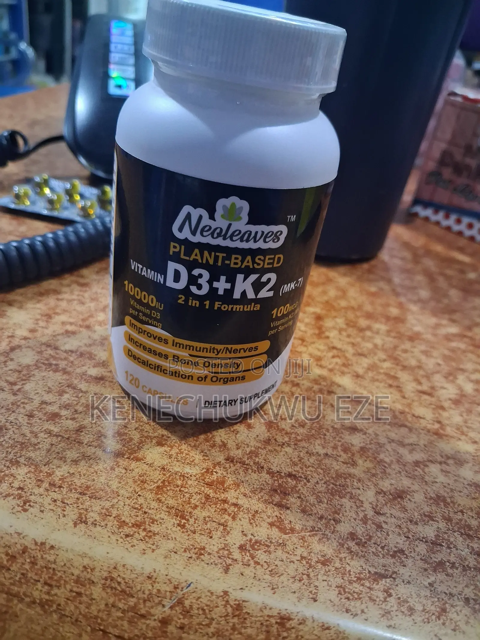 Original Vitamin D3 + MK-7 10,000IU - 120 Capsules