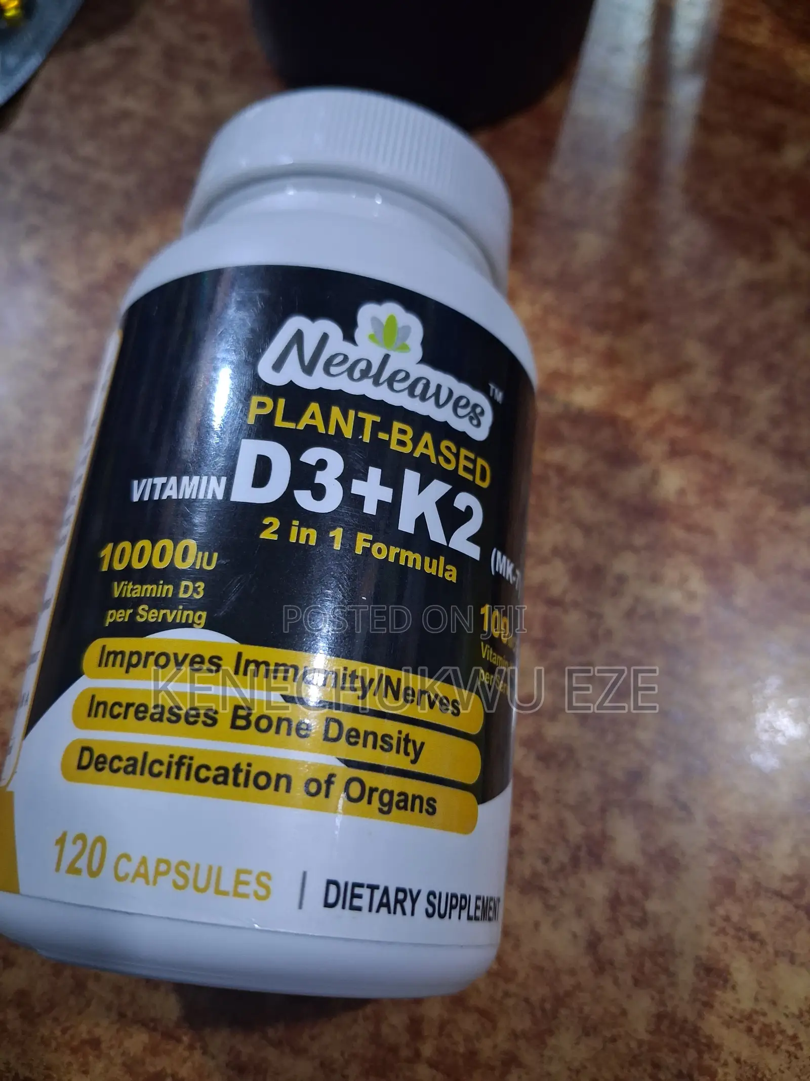 Original Vitamin D3 + MK-7 10,000IU - 120 Capsules