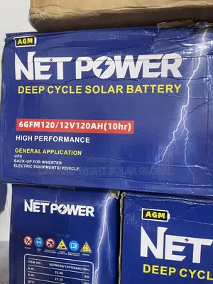 120Ahs NETPOWER Deep Circle Solar Battery