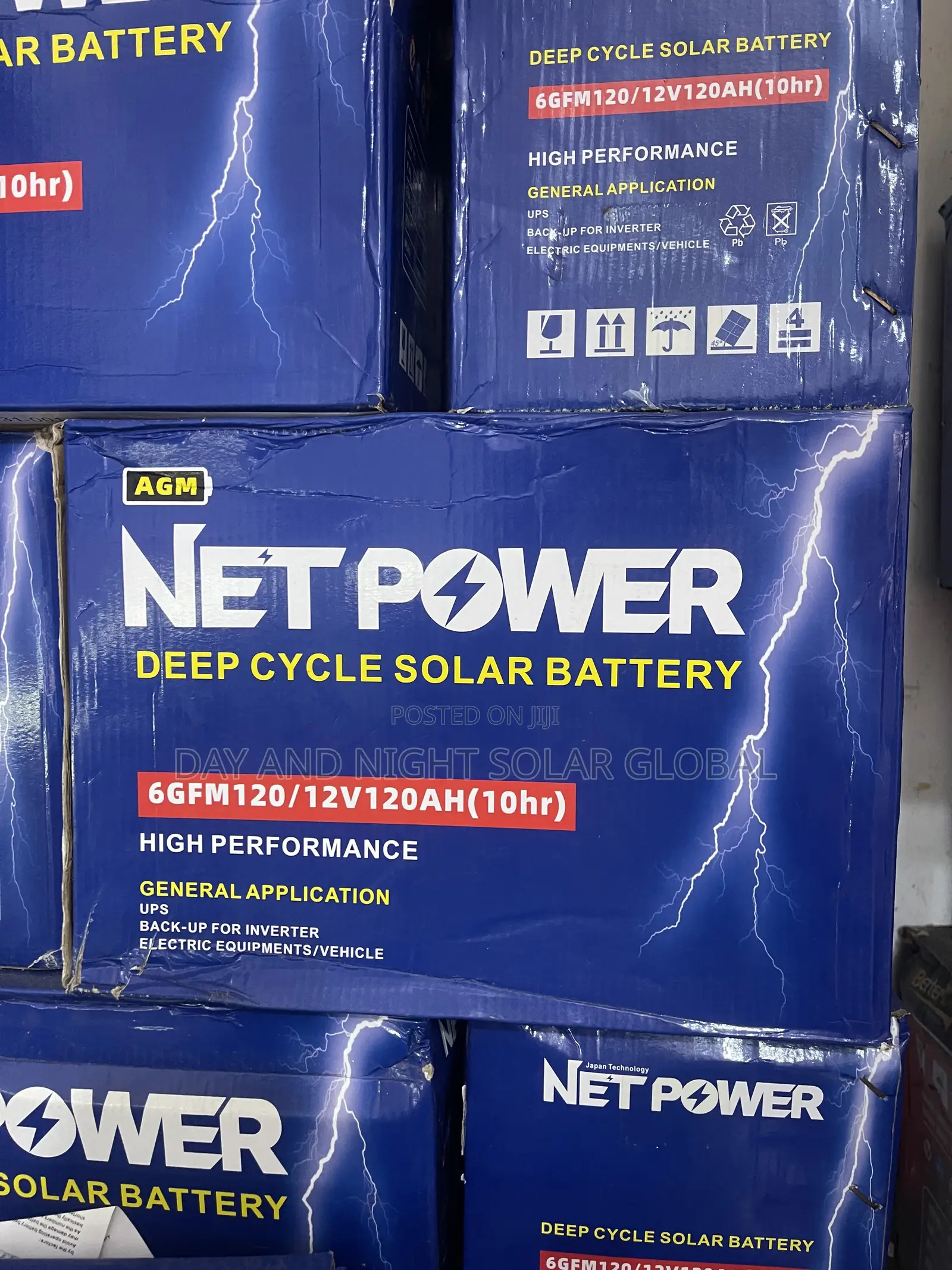 120Ahs NETPOWER Deep Circle Solar Battery