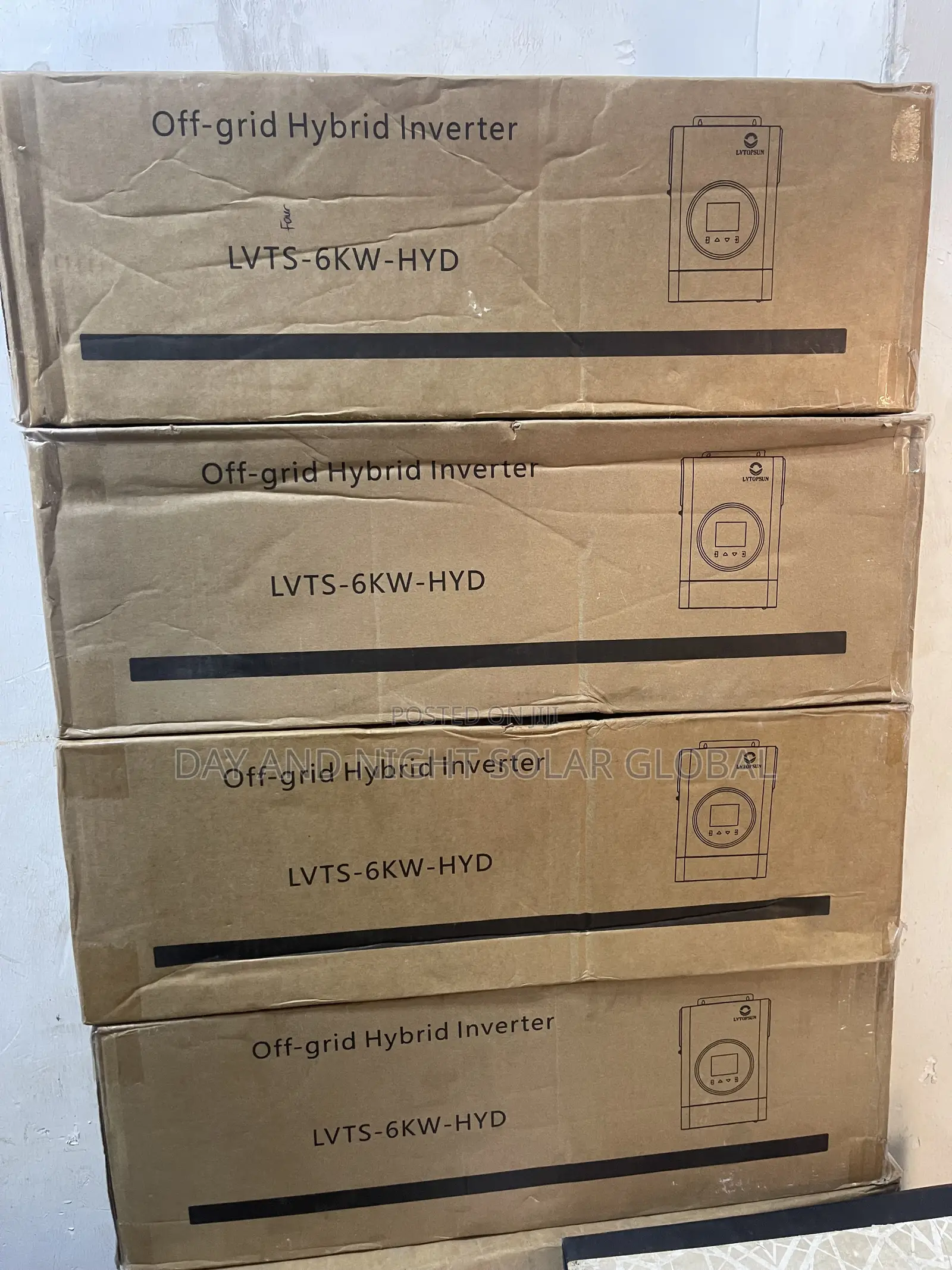 6KVA LVTOPSUN Hybrid Solar Inverter 48v