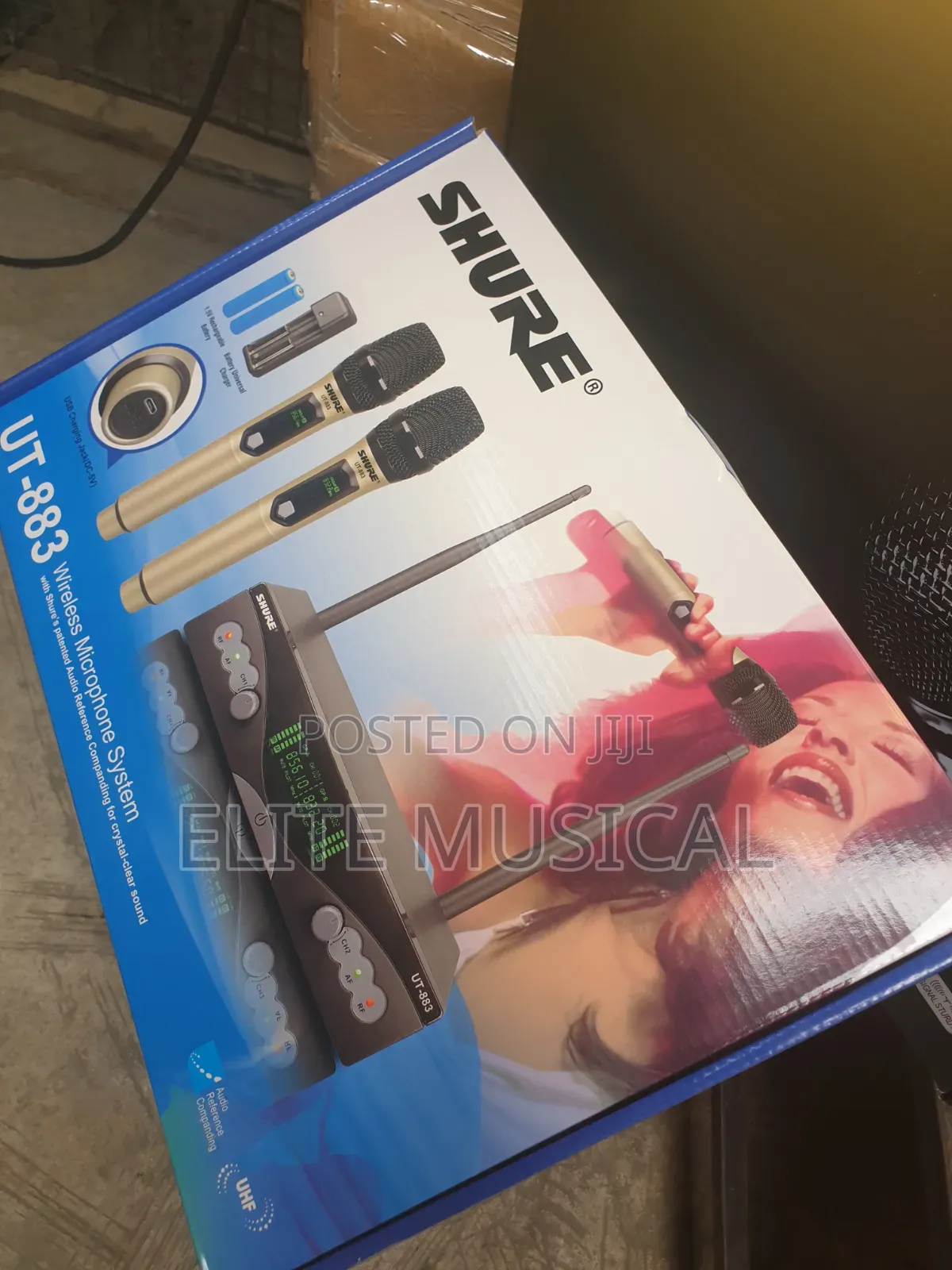 Shure Professional UHF Wireless Microphone-Ut-883