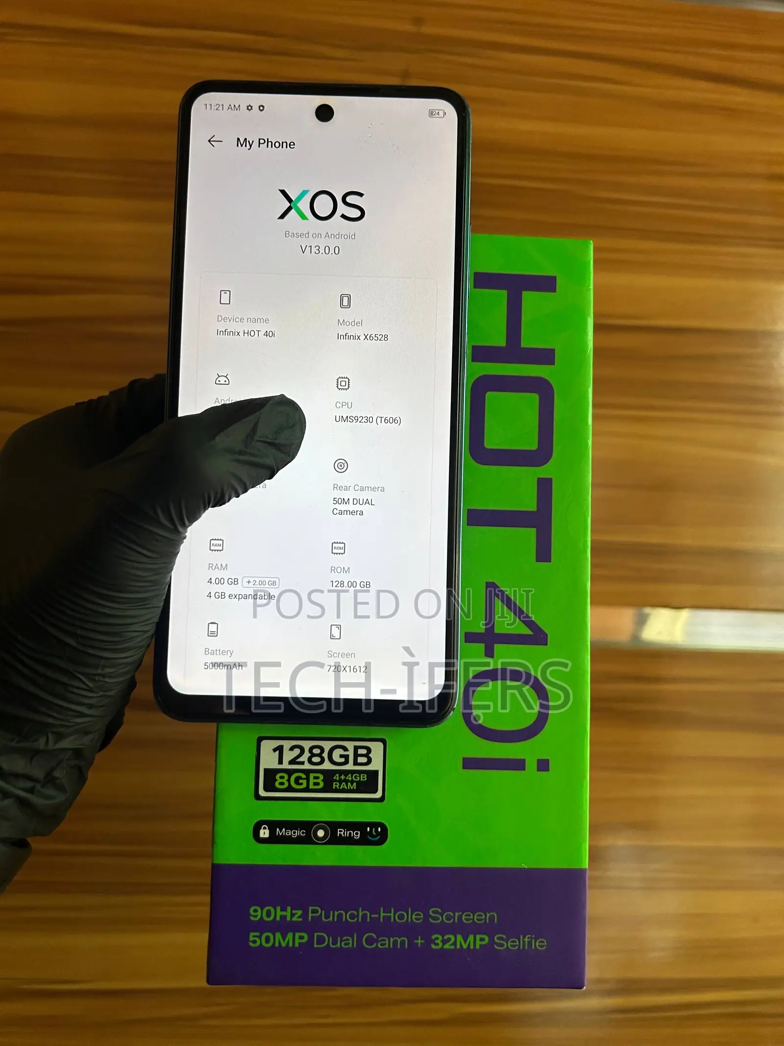 Infinix Hot 40i 128 GB Blue