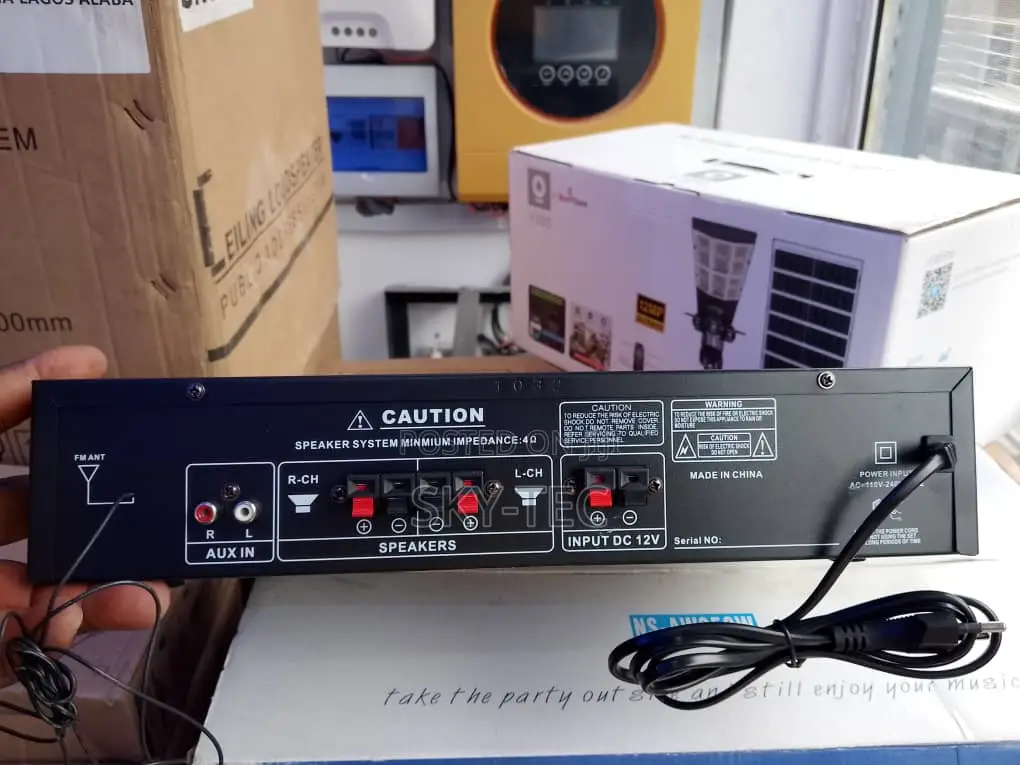 Sonymax Table Amplifier With Bluetooth,USB,equalizer,remote Control.
