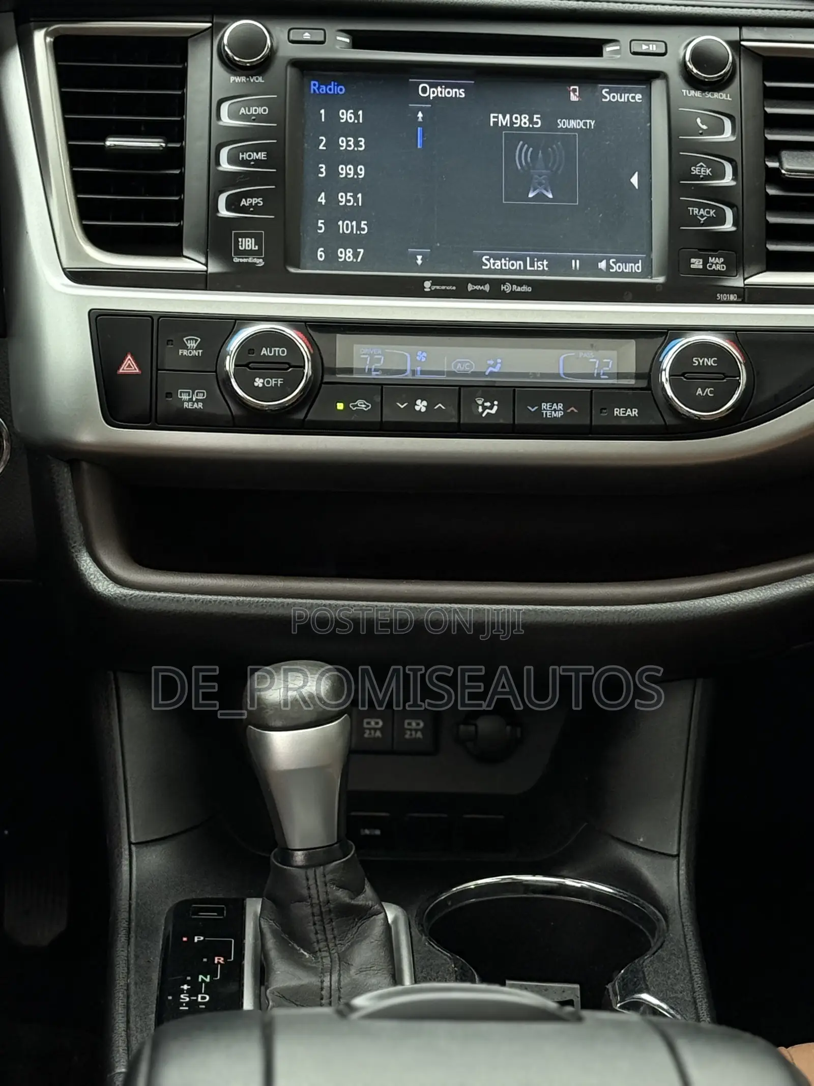 Toyota Highlander Limited Platinum 4x4 V6 (3.5L 6cyl 8A) 2017 White
