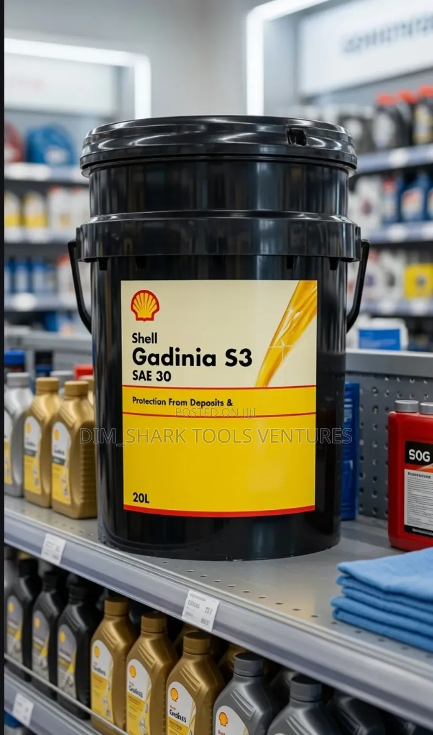 20-Litre of Shell Gadinia S3 SAE 30 Diesel Engine/Marine Lubricant