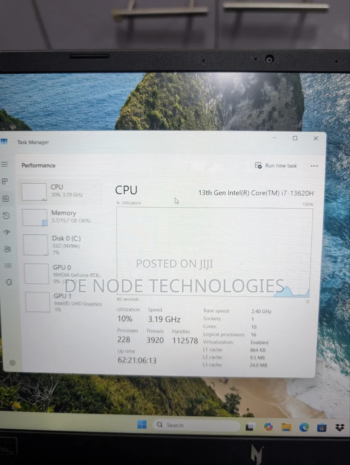 Laptop Acer Nitro 5 16GB Intel Core i7 SSD 512GB