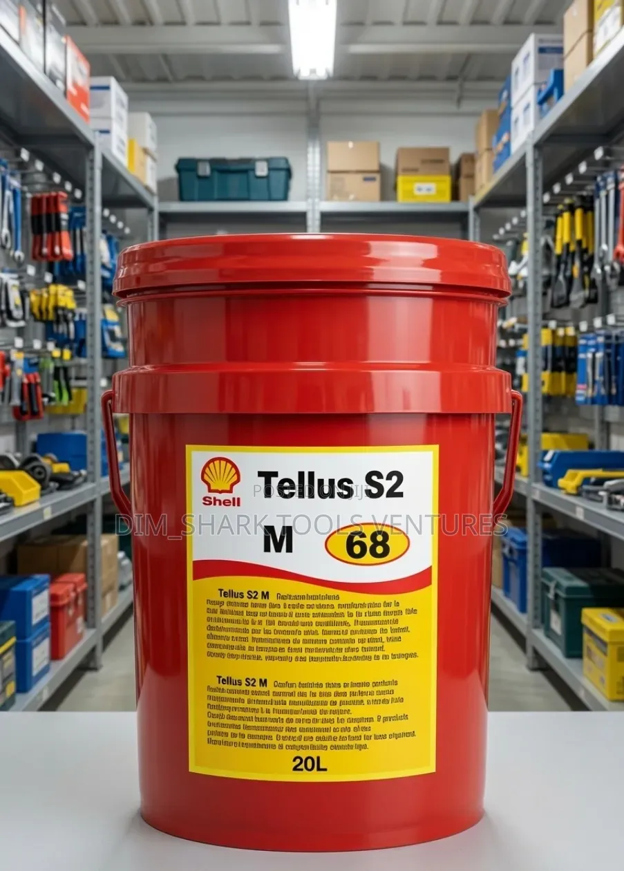 20-Liter Pail of Shell Tellus S2 M 68 Industrial Hydraulic Fluid