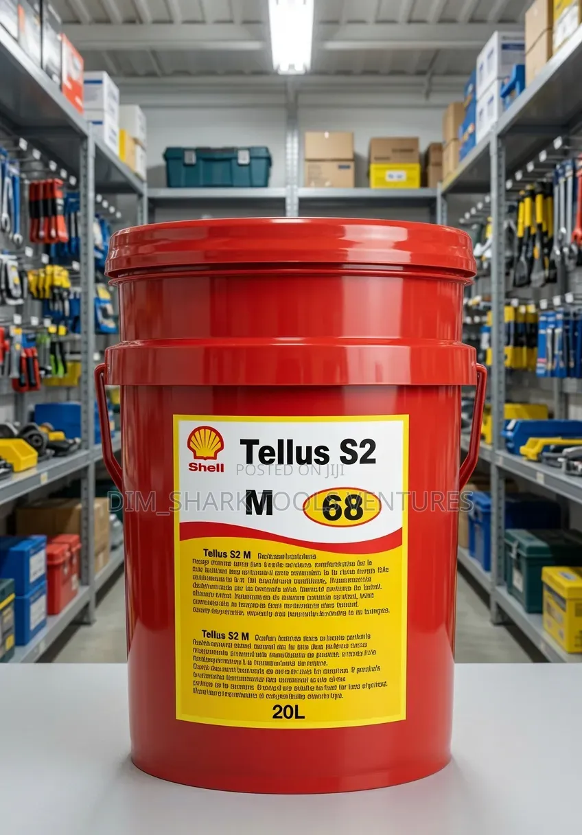 20-Liter Pail of Shell Tellus S2 M 68 Industrial Hydraulic Fluid
