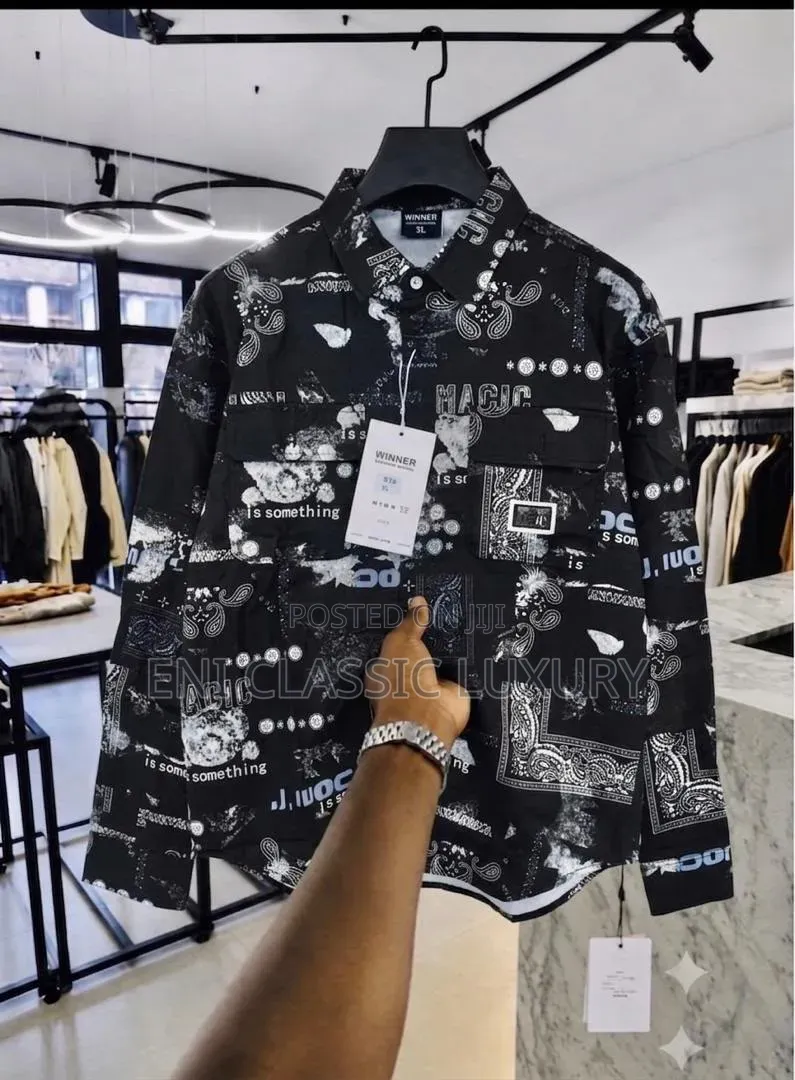 Pure Quality Luxury Men's Cargo Shirts Best Quality Well Branded