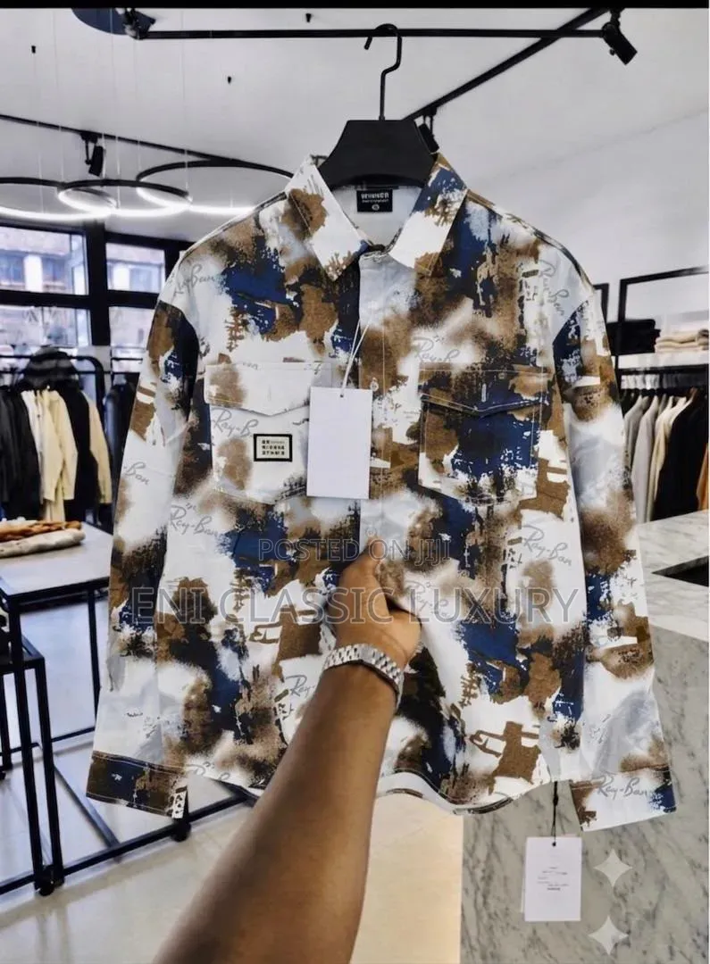 Pure Quality Luxury Men's Cargo Shirts Best Quality Well Branded