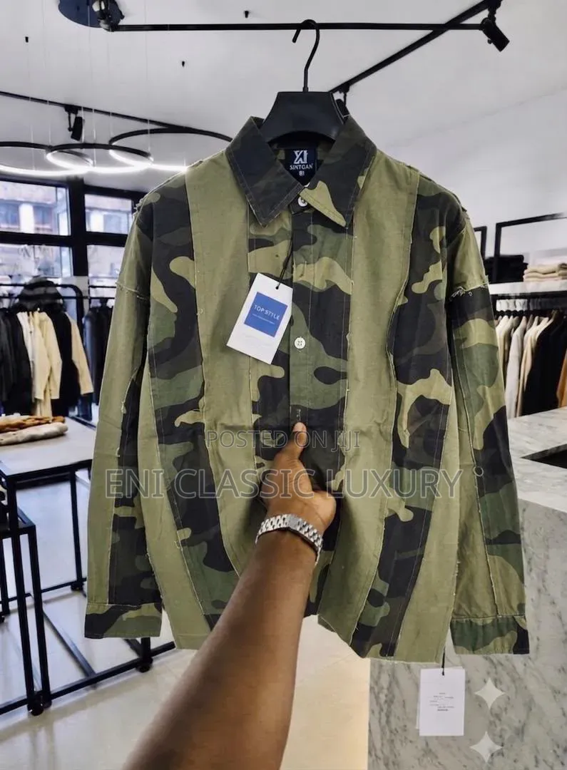Pure Quality Luxury Men's Cargo Shirts Best Quality Well Branded