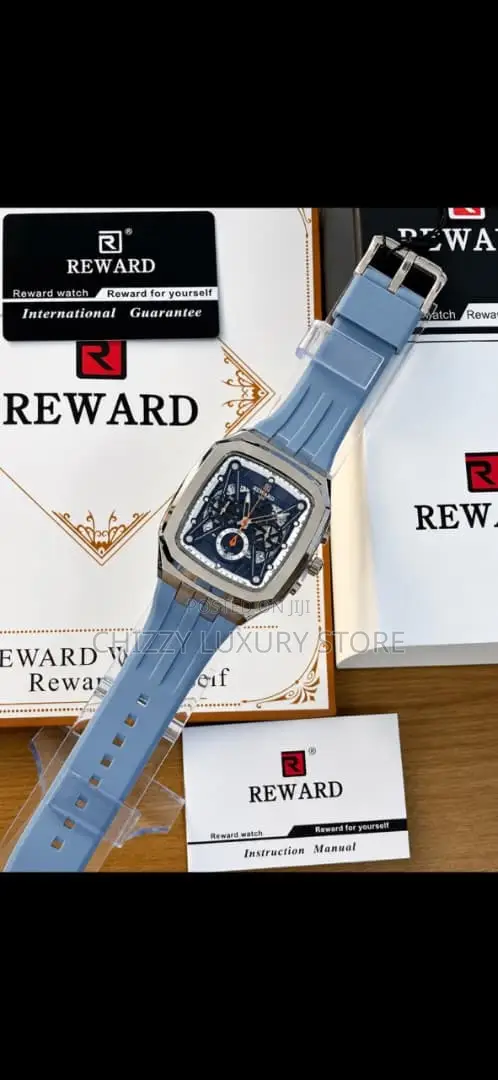 Reward Quality Men Genuine Rubber Watch