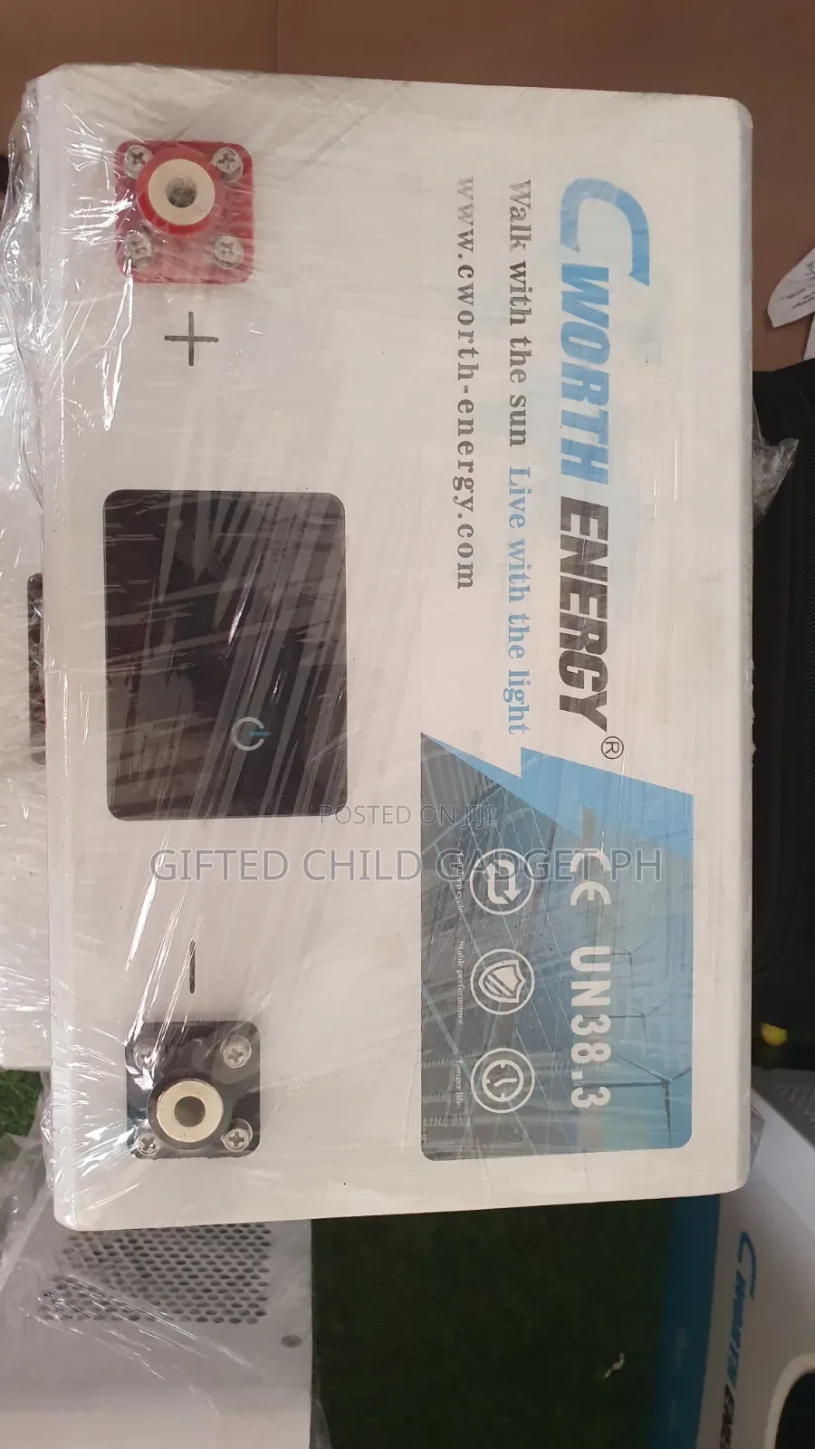 Cworth 12V 100Ah Lithium Battery LifePO4 1.2Kwh CE-GCL-12100