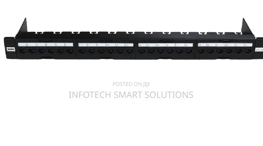 D-Link 48-Port Cat6 Network Patch Panel Rack Mount