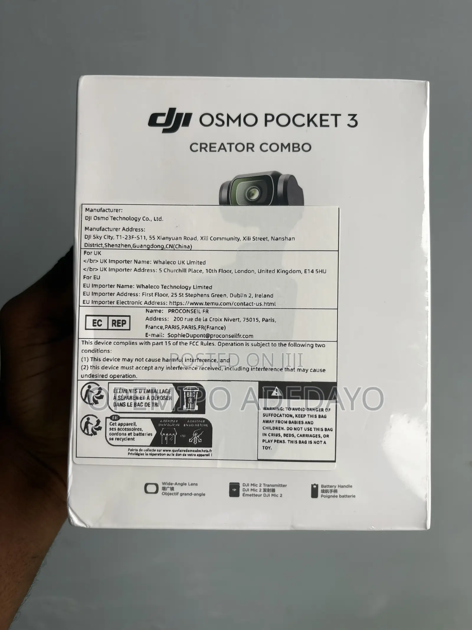 Dji Osmo Pocket 3 (Creator Combo)
