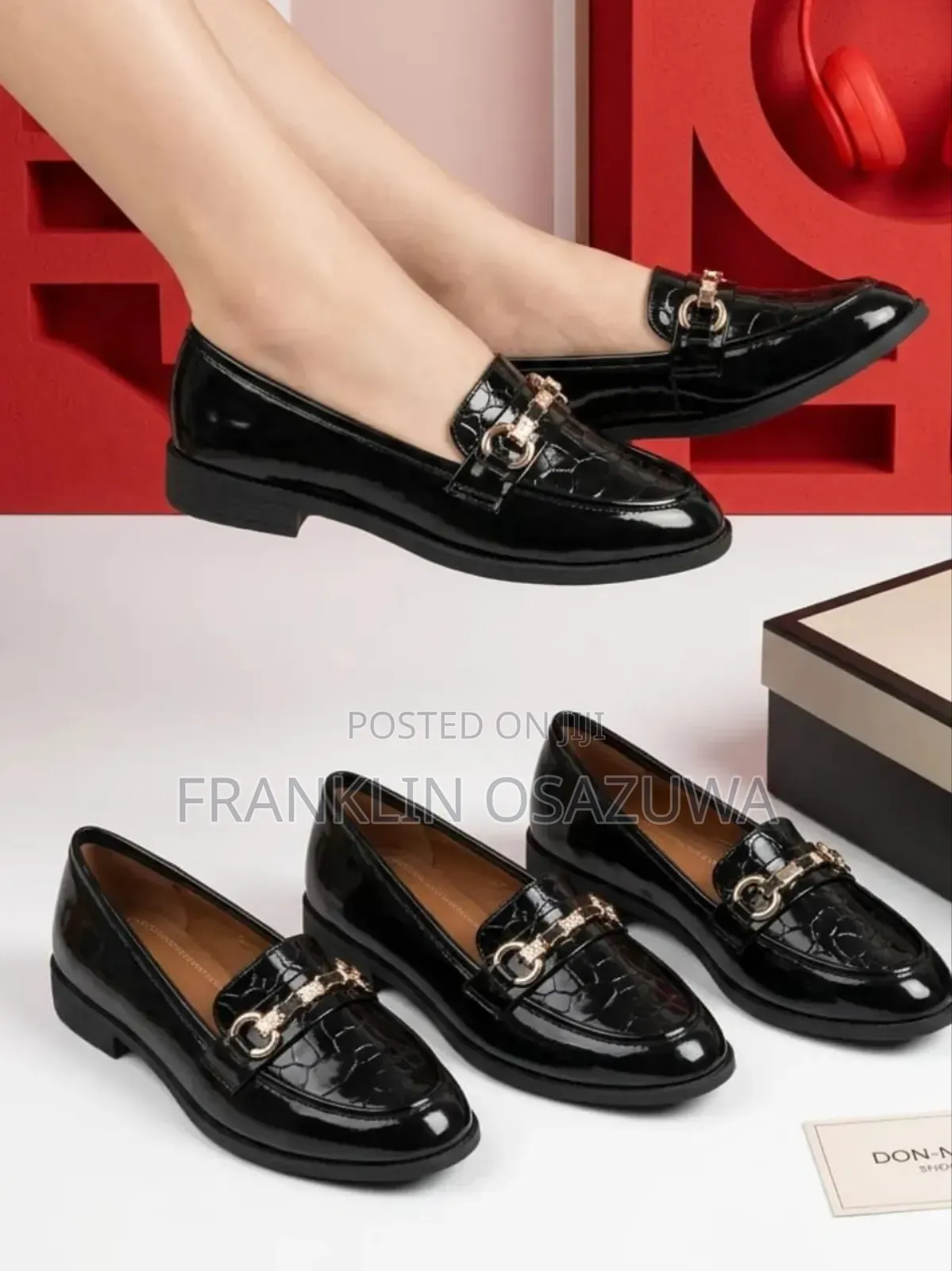 Women Classy Elegant Leather Flat