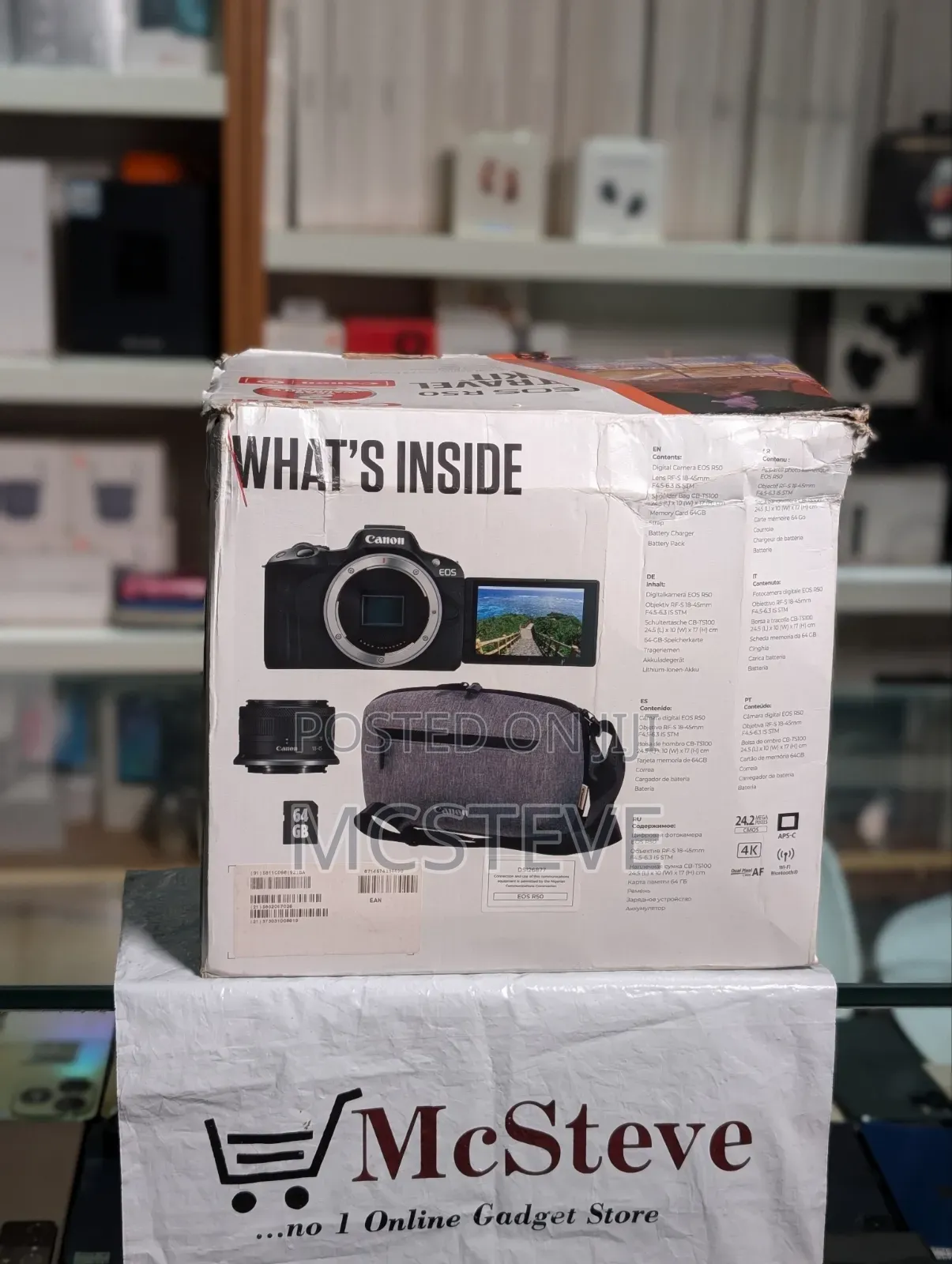 Canon EOS R50 Mirrorless Camera Travel Kit