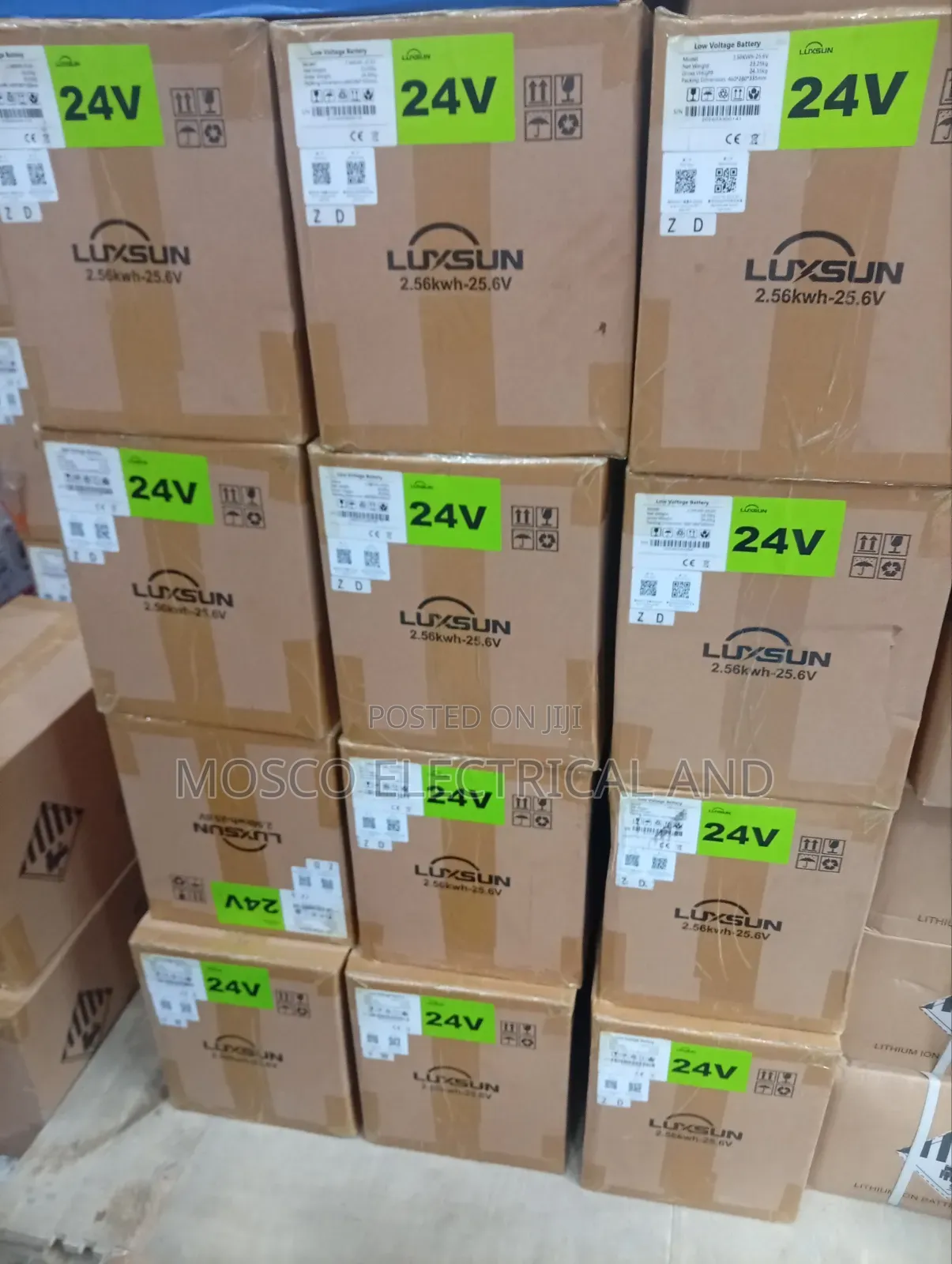 2.5kwh/24volts Luxsun Lithium Ion Solar Batteries
