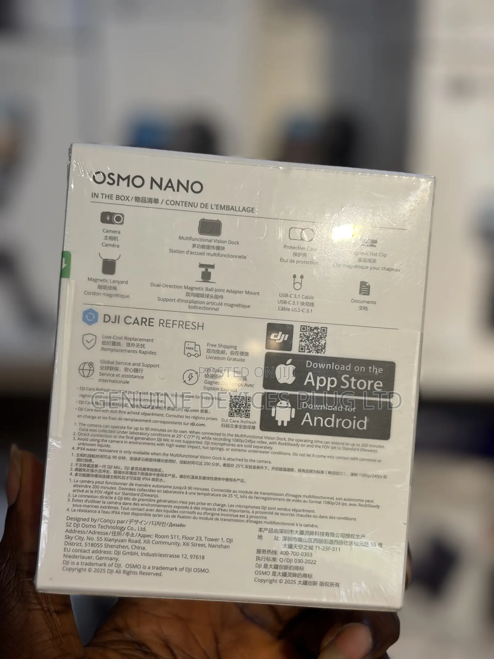 DJI Osmo Nano Standard Combo (128GB), Wearable Camera, 1.3′′ Sensor