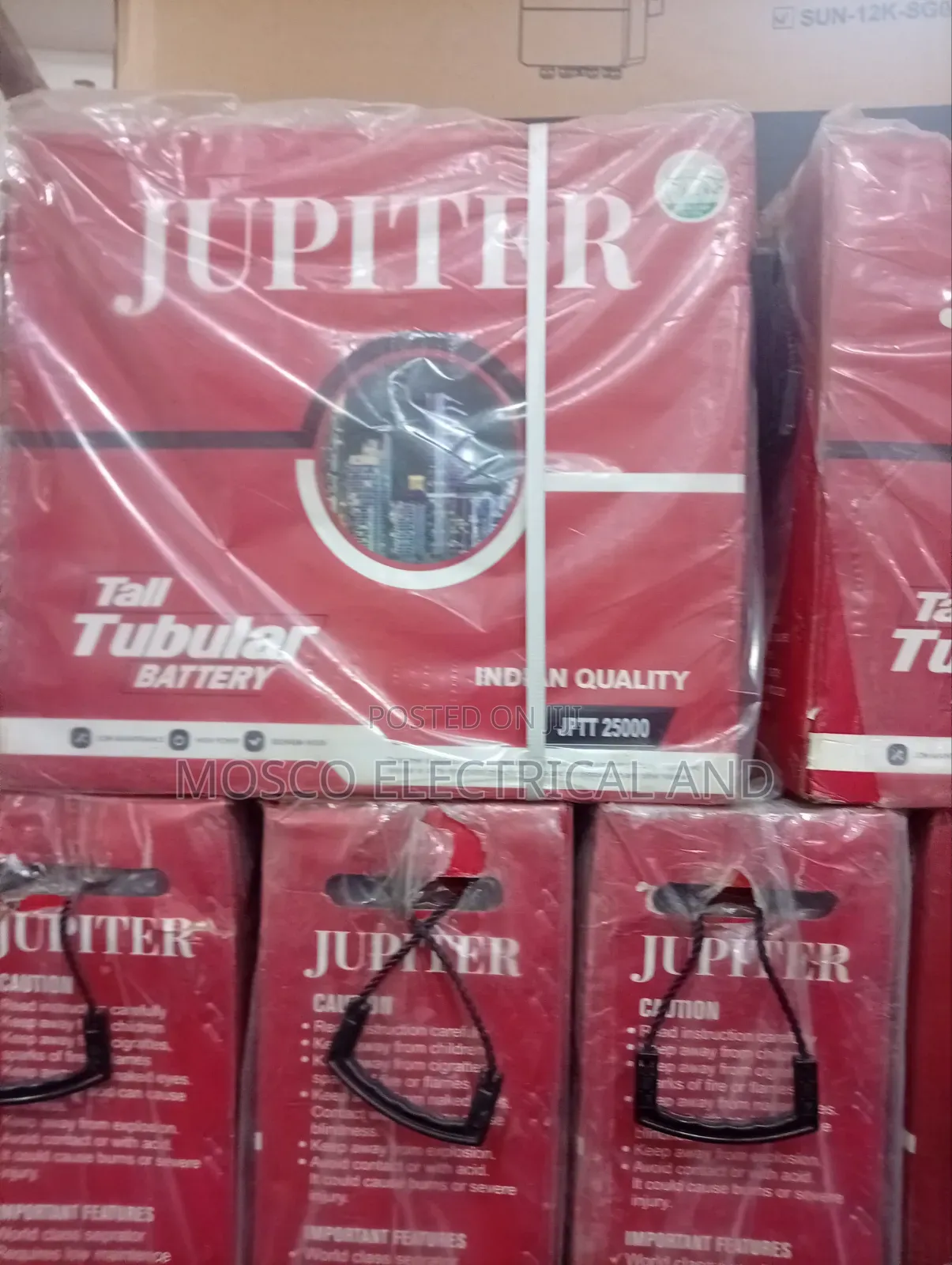 220ah/12volts Jupiter Tubular Batteries