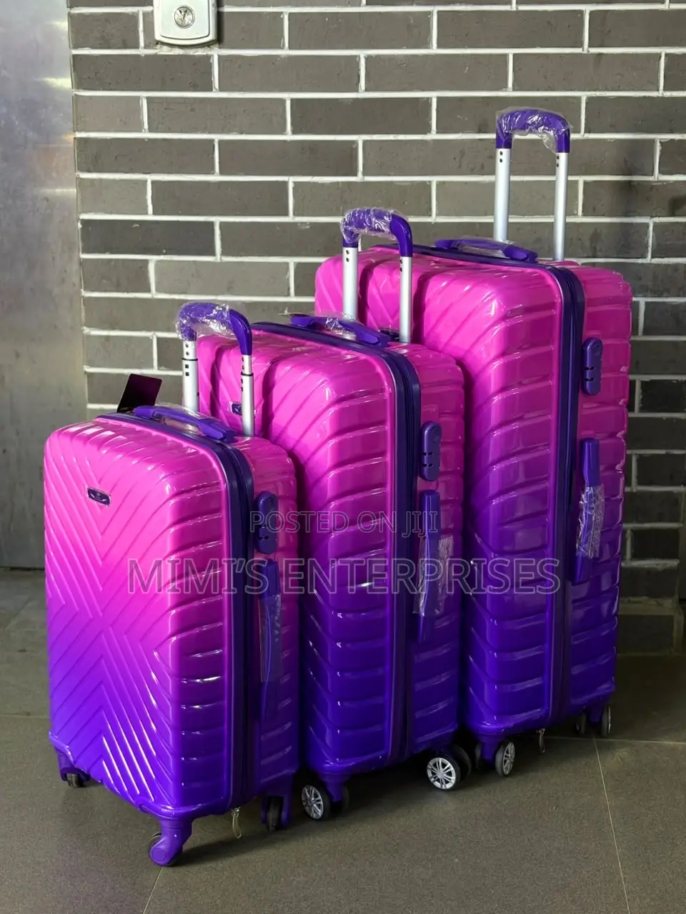 Color Print Luggage Set