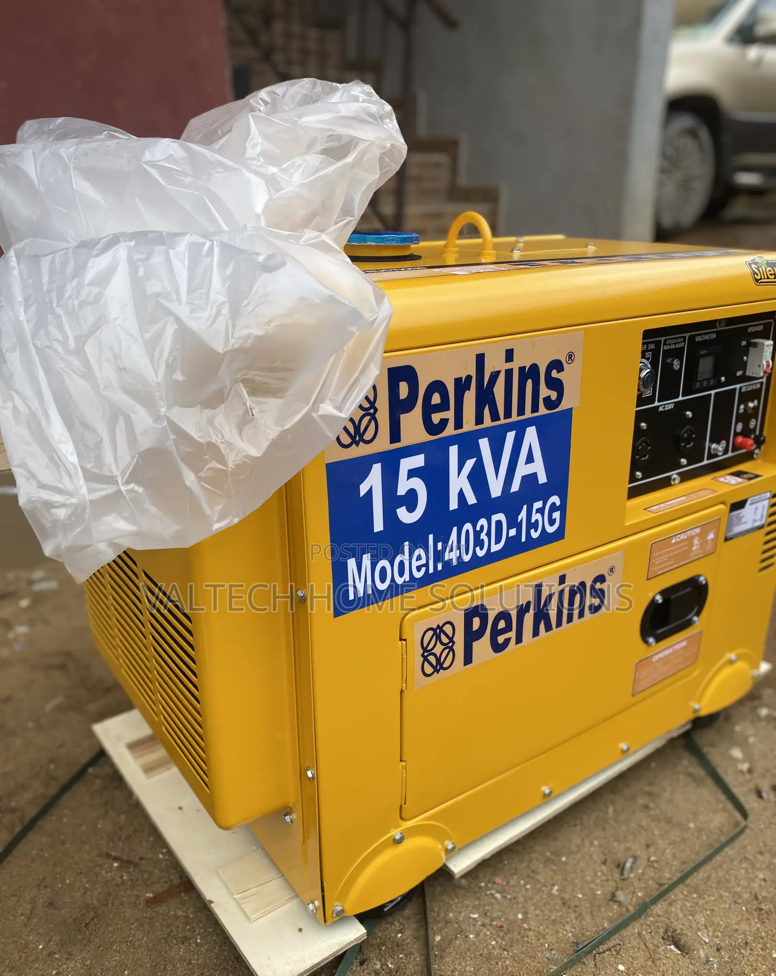 Reliable 15KVA Perkins Diesel Generator With 100% Copper Alternator