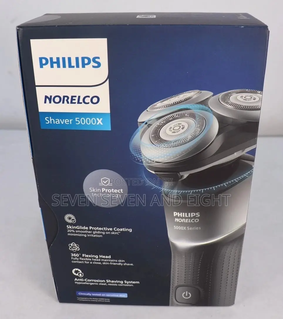 Philips Norelco 5000x Wet Dry Men Rechargeable Shaver X5004/84