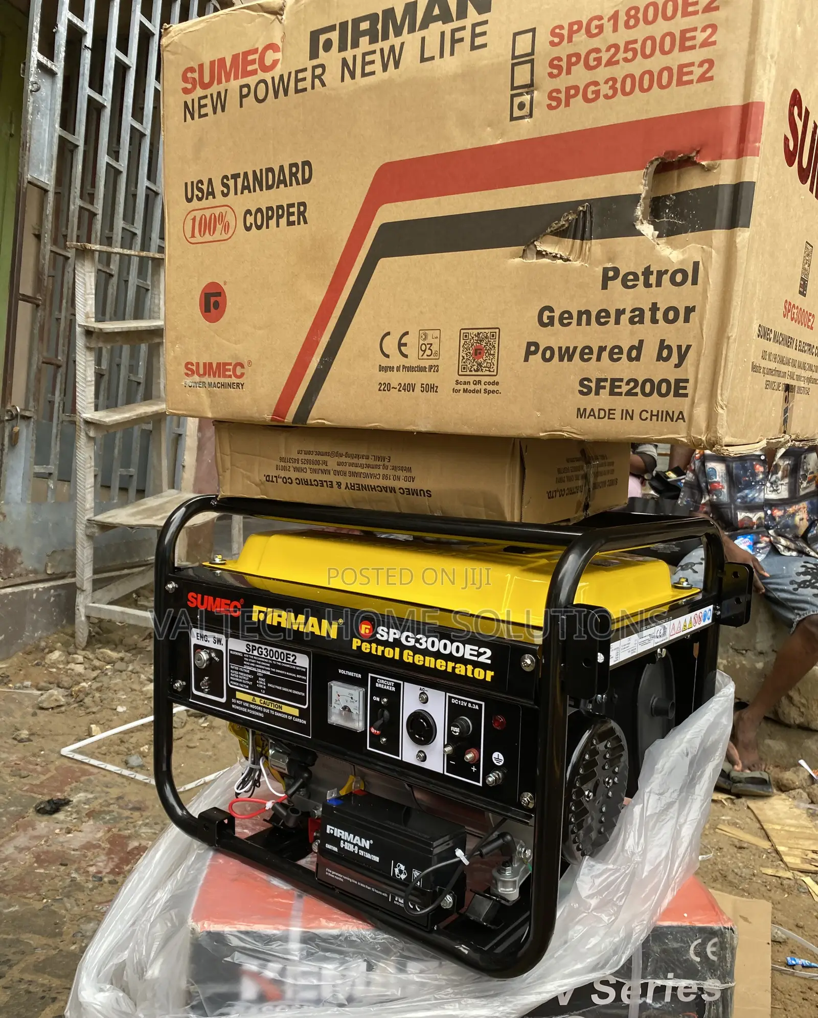 1. 5KVA Sumec Firman Petrol Generator – 100% Copper Coil