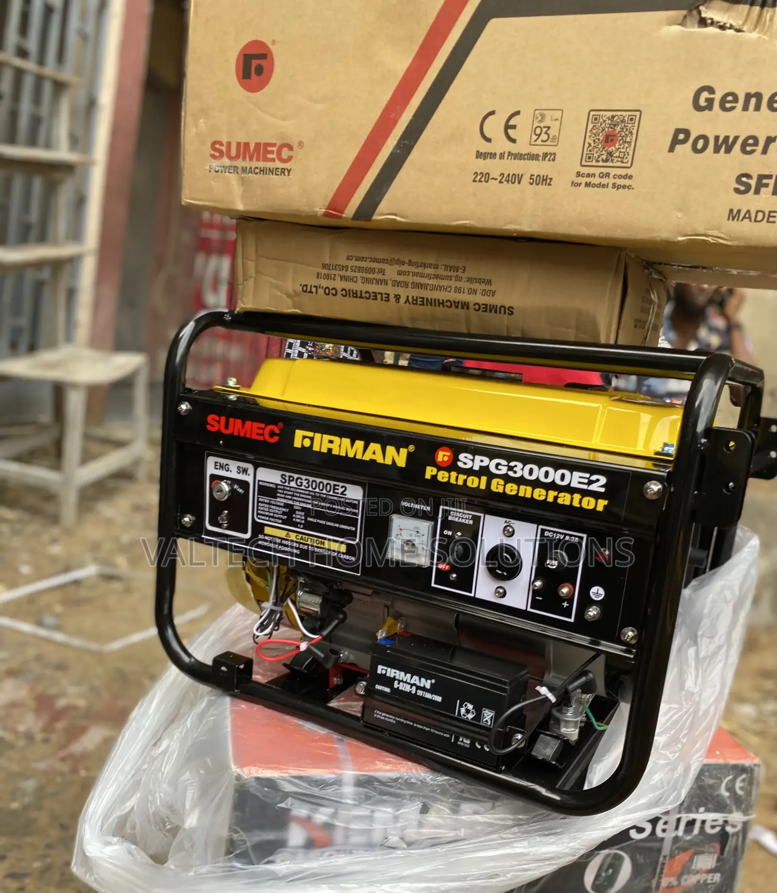 Original 4.5KVA Firman Petrol Generator – Durable Powerful