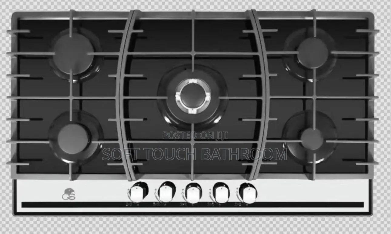 5 Burner Gas Glass 90cm