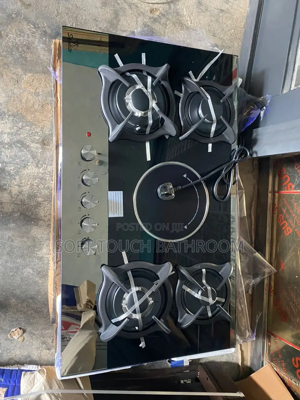 5 Burner Gas Glass 90cm
