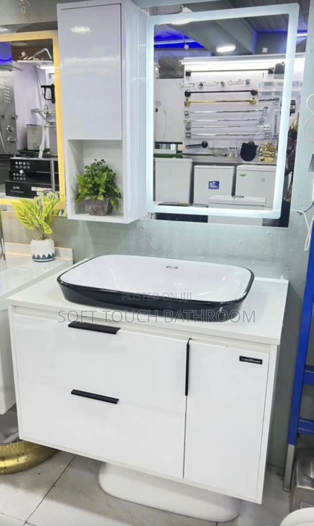 Luxury Single Cabinet Basin With Mirror