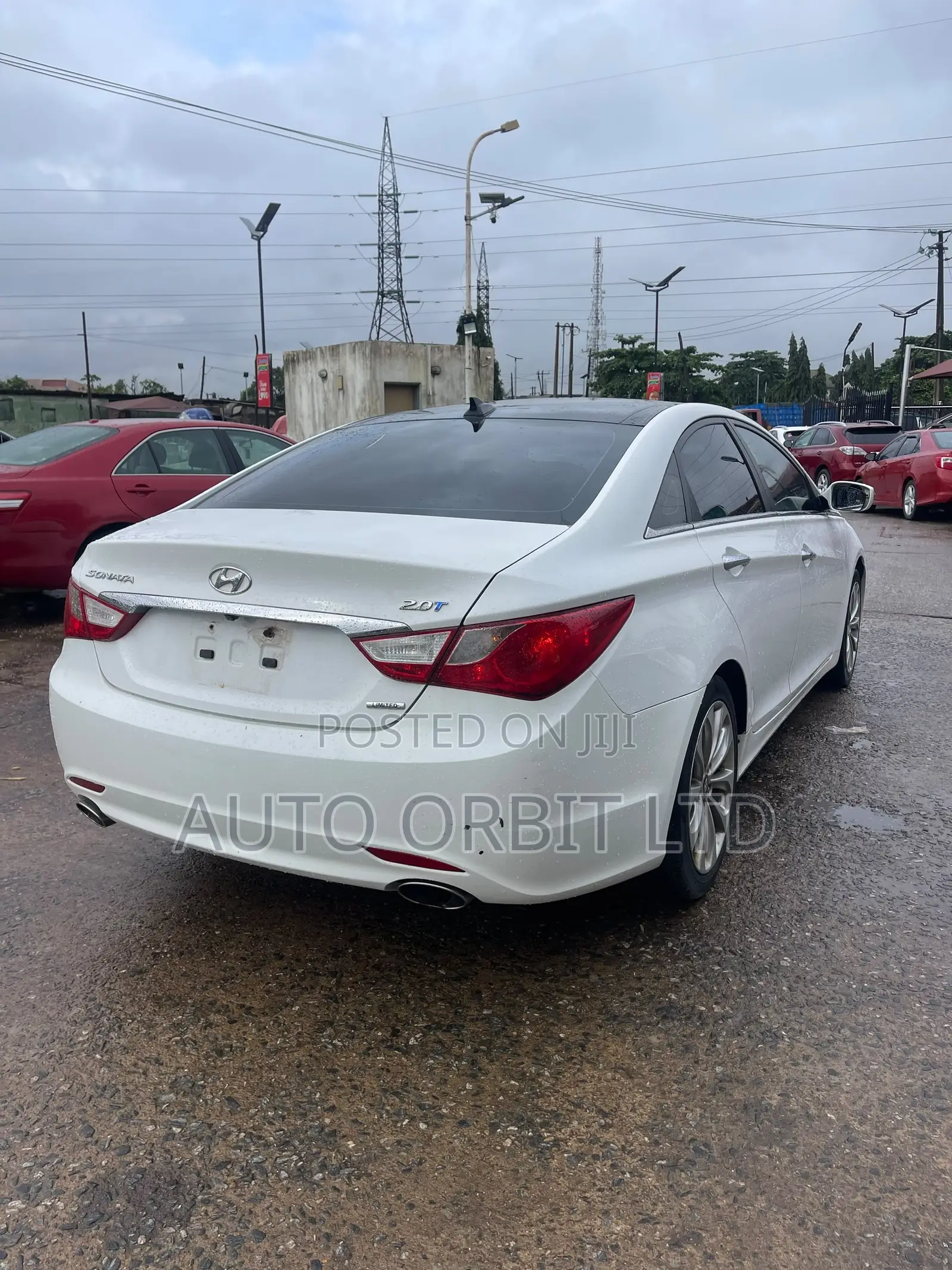 Hyundai Sonata Limited 2.0T Sedan (2.0L 4cyl 6A) 2013 White