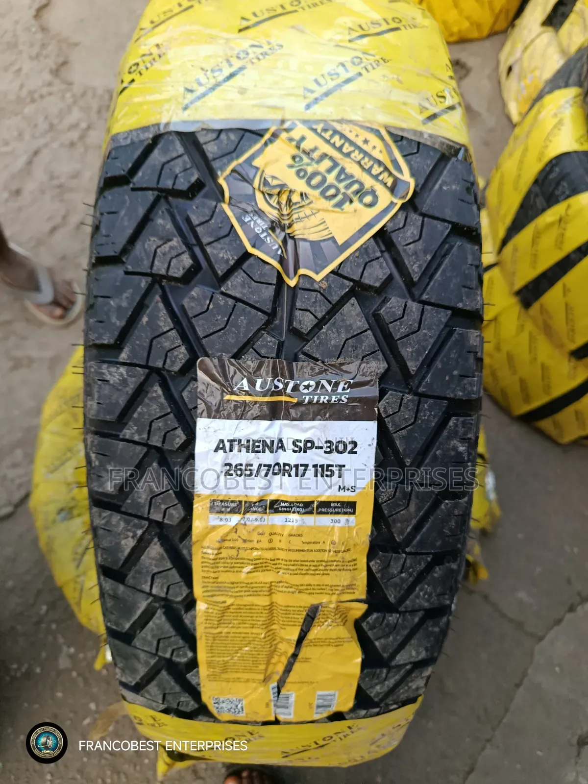 265/70r17 Original Austone Tyre