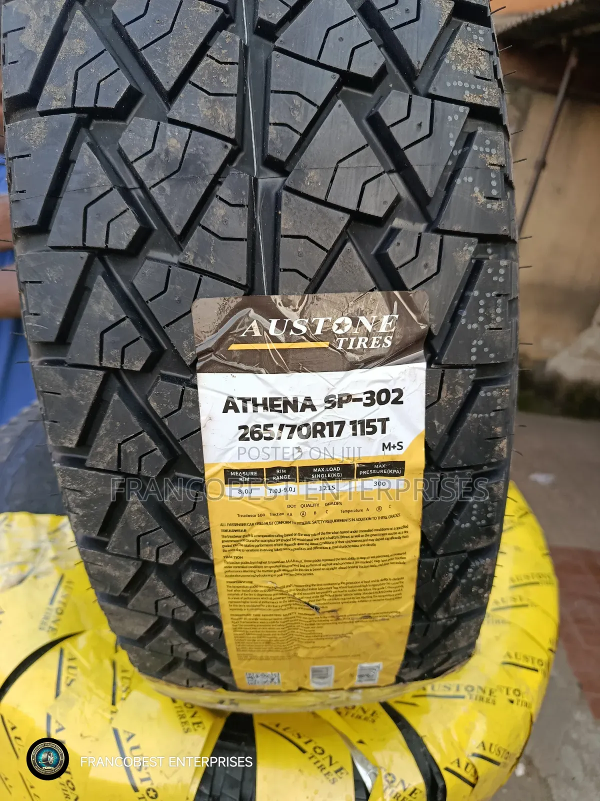 265/70r17 Original Austone Tyre