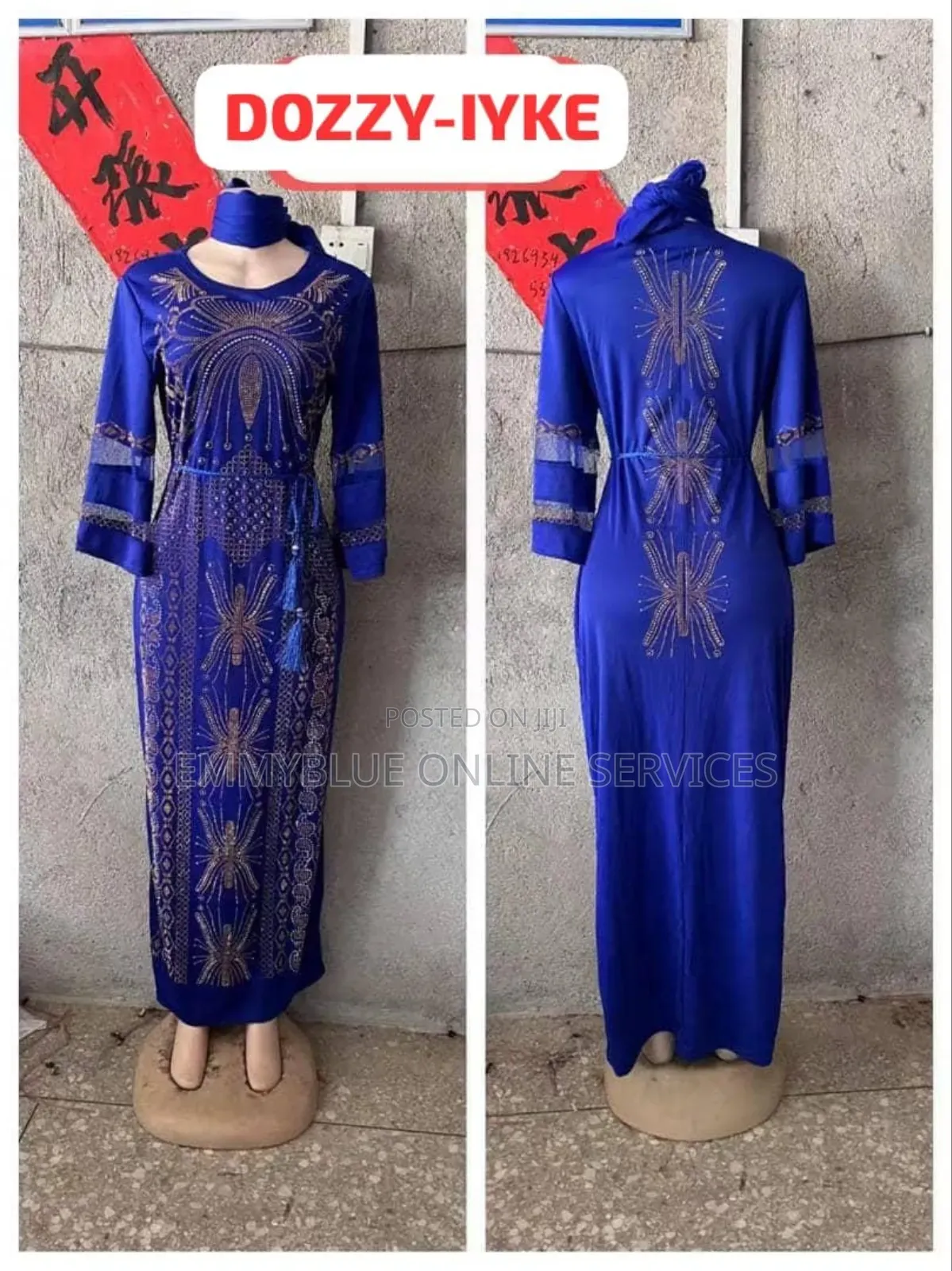 Royal Blue Maxi Gown