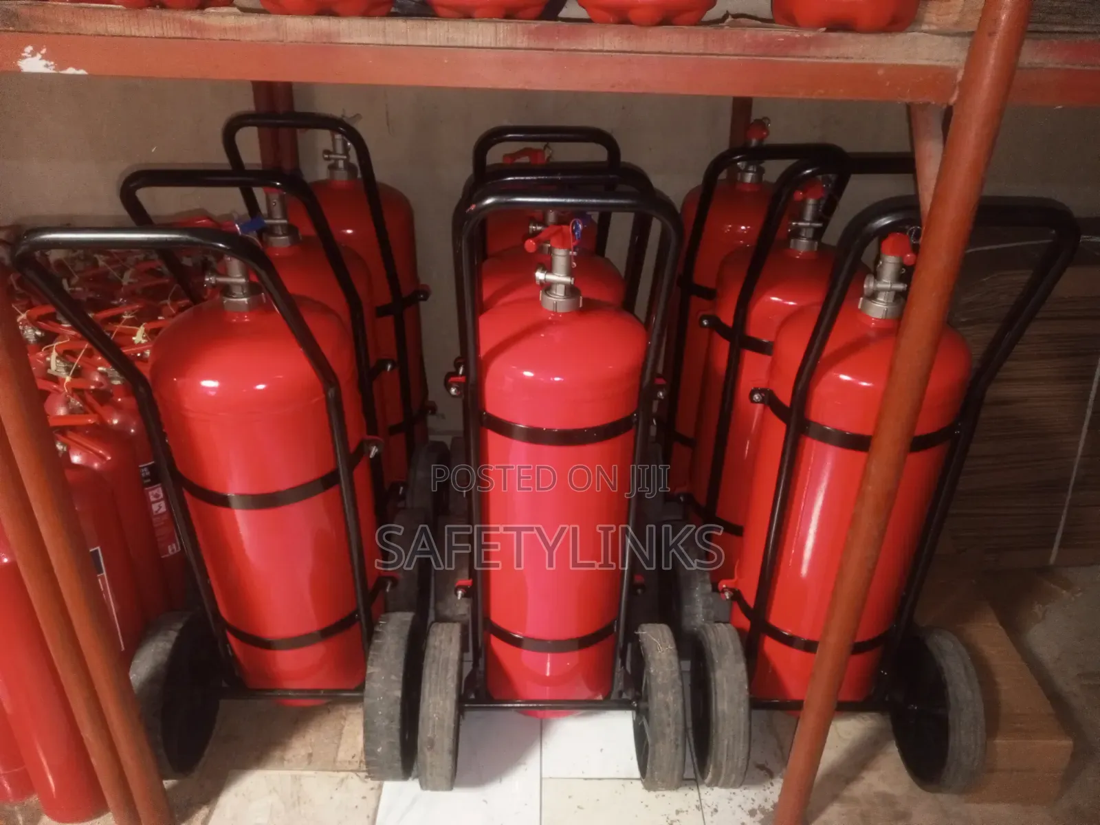 ABC Fire Extinguisher on Wheels