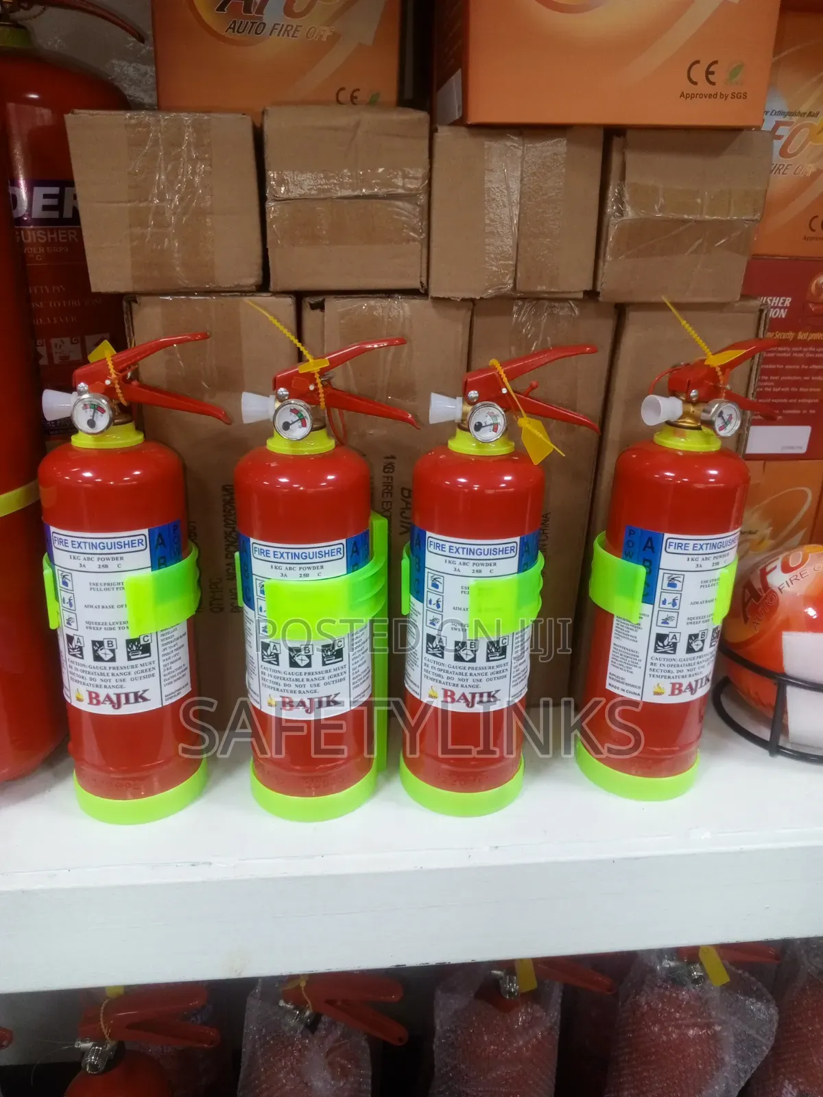 1kg Dry Chemical Powder Fire Extinguisher