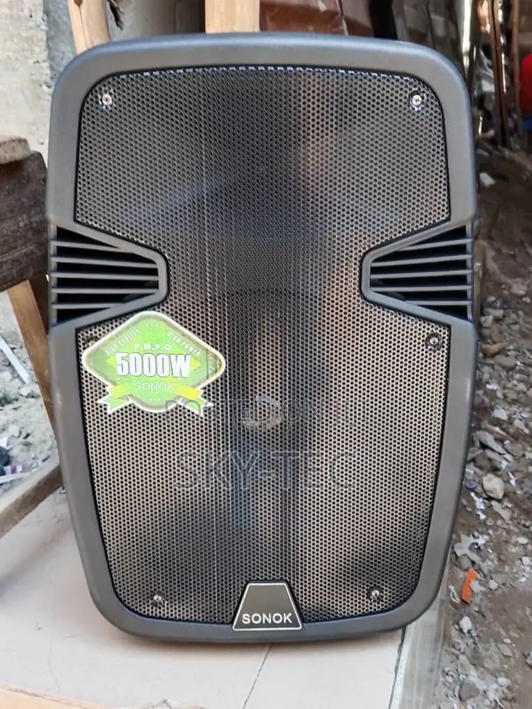 Original Sonok Pa System Speaker 5000watts Big Magnet Big Battery