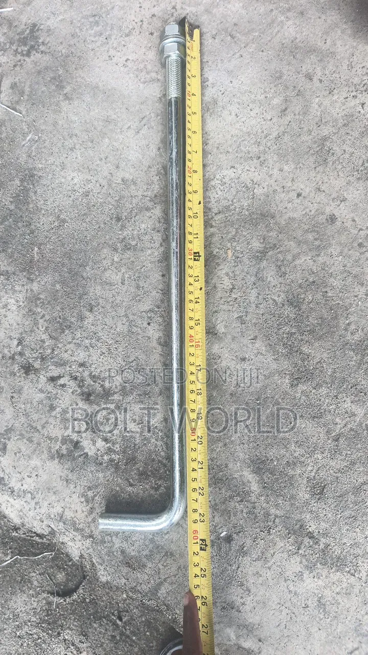Anchor J Bolt( Hold Down Bolt) M20x600